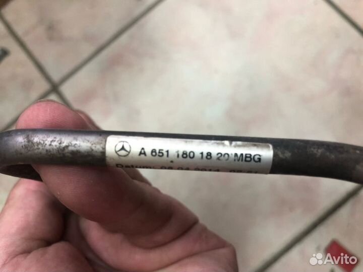 Трубка маслопровода турбины Mercedes GLK X204