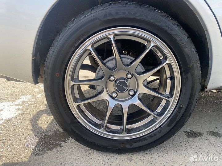 Литые диски r16 4x100 + летняя резина 205-55-r16