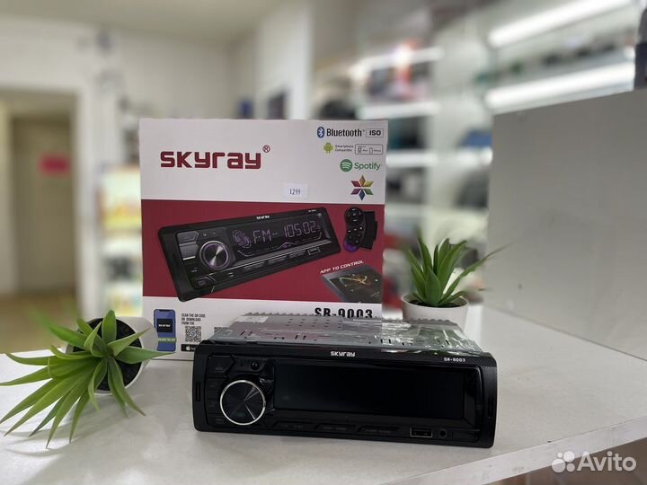 Магнитола однодиновая SkyRay (новая, гарантия)