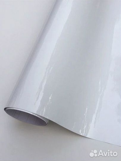 Глянцевая белая виниловая плёнка