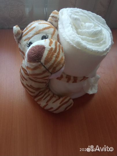 Плед покрывало с игрушкой 