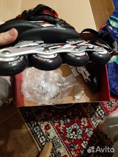 Роликовые коньки детские раздвижные