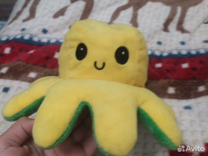 Игрушка осьминог перевёртыш