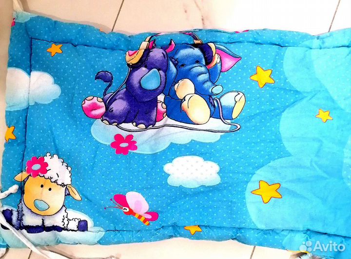 Бортики в кроватку, одеяло для малыша