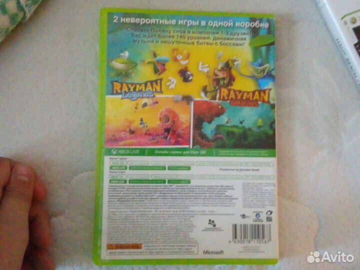 Игра на xbox 360 2 части Rayman