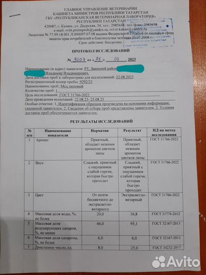 Татарский мёд
