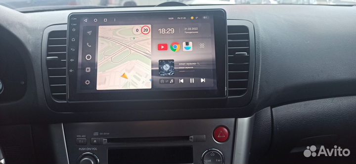 Магнитола на Subaru Outback 3 Legacy 4 2003 - 2009