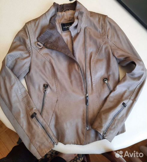 Кожаная куртка косухи Mondeal