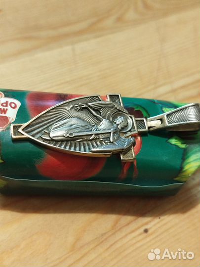 Кулон крест объёмный