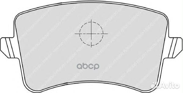 Колодки тормозные дисковые FDB4050 Ferodo