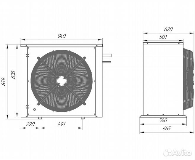 Холодильная сплит-система Intercold MCM 582FT