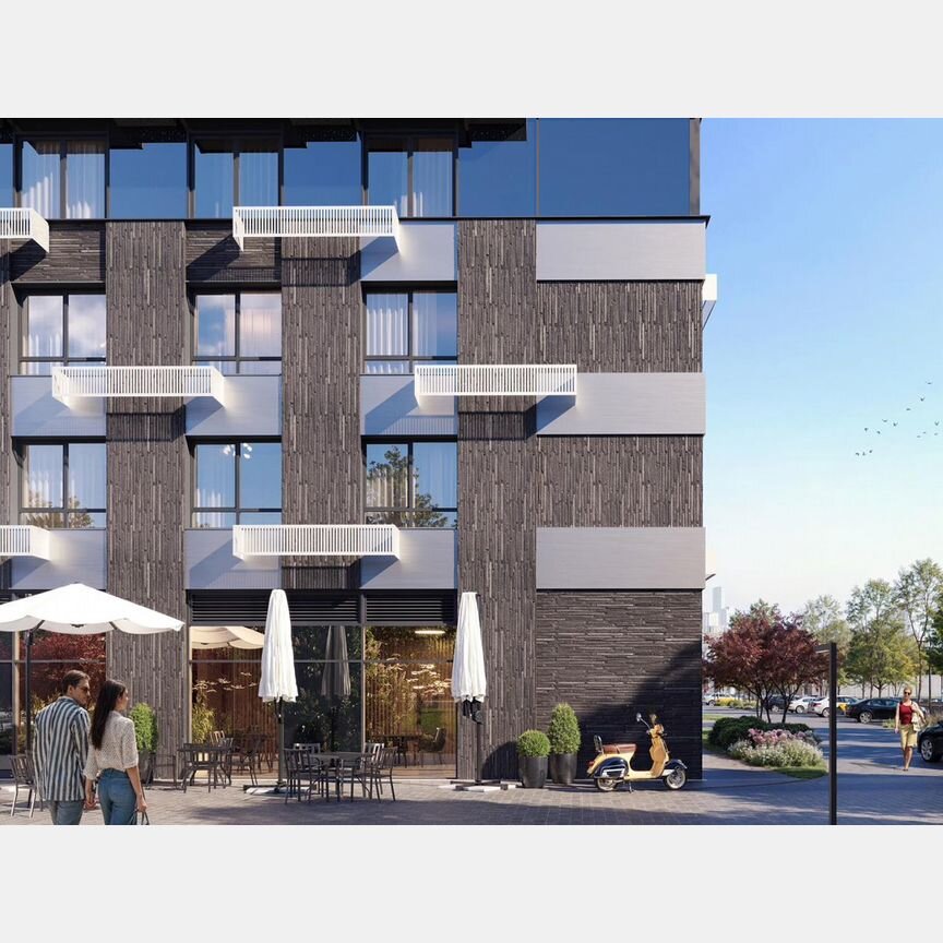 1-к. апартаменты, 23,6 м², 16/23 эт.