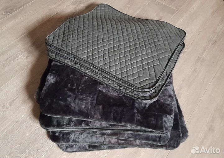 Меховые сидушки, на стул, кресло, в автомобиль