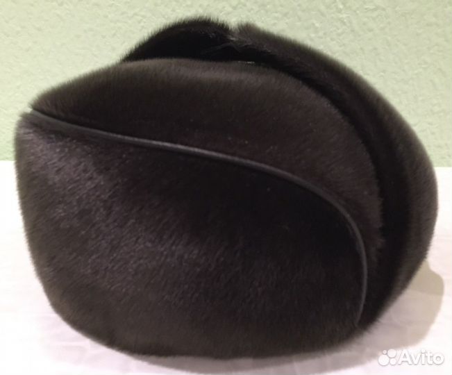 Меховая мужская шапка/кепка из нерки