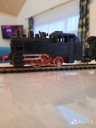 Паровоз 2 оси 3 вагона 1/87