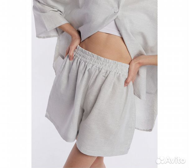 Пижама GoodNight Organic Soul Stripe 44-48р, голуб