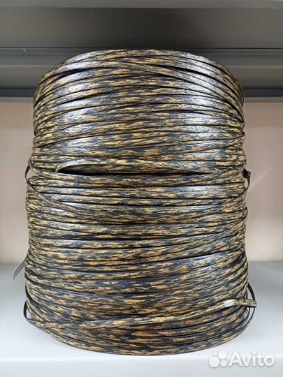 Ротанг Тёмный орех лента 9мм гладкий Гатчина