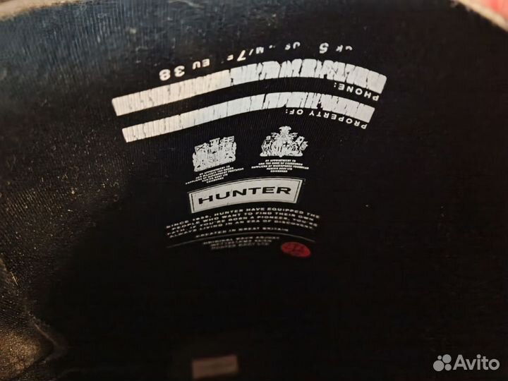 Резиновые сапоги hunter, 38 размер