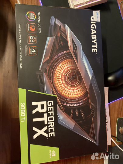 Видеокарта 3080ti gigabyte