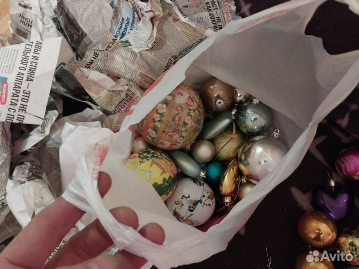 Елочные игрушки СССР одним лотом