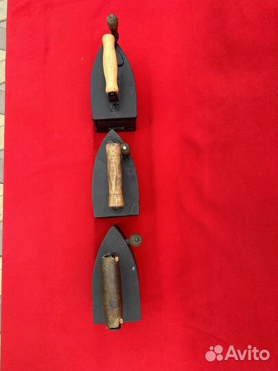 Утюг чугунный старинный