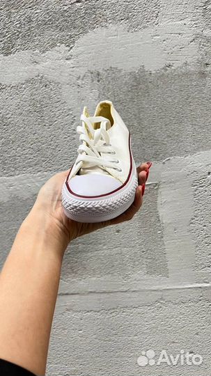 Кеды Converse Chuck Taylor Low, White 43 размер