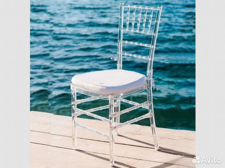 Стулья для свадьбы прозрачные, для кафе от произво