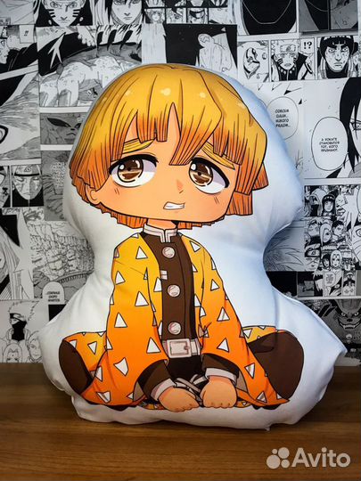 Фигурные подушки аниме