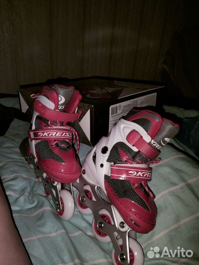 Роликовые коньки детские раздвижные новые