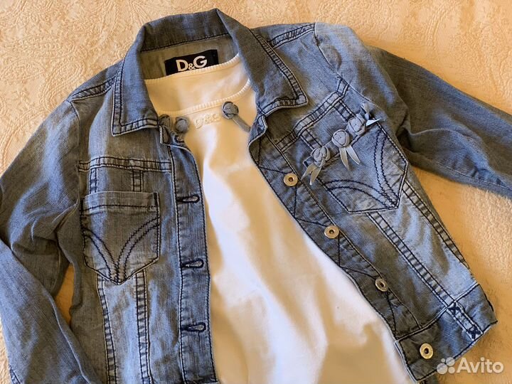 Джинсовый костюм Dolce Gabanna 104-110