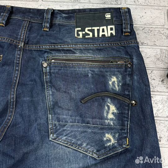 Джинсы G-Star Raw 3301 Attacc Straight Blue Jeans