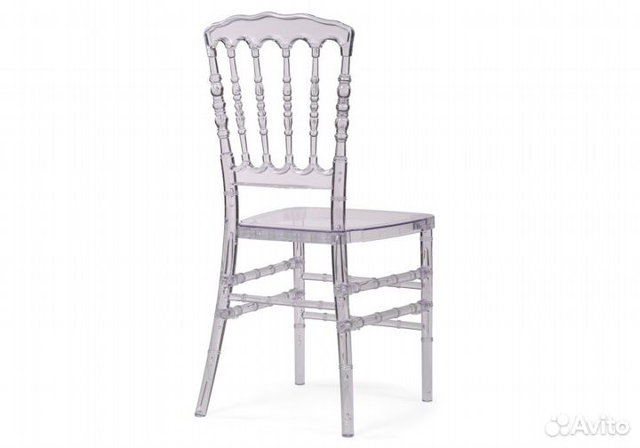 Пластиковый стул Chiavari 1 clear white. Москва