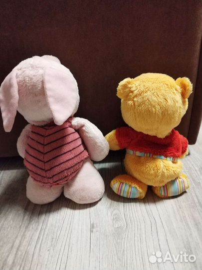 Мягкая игрушка Винни-пух и Пятачок