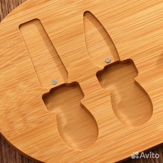 Набор для подачи сыра 'Еда без вина', 18 х 36 см