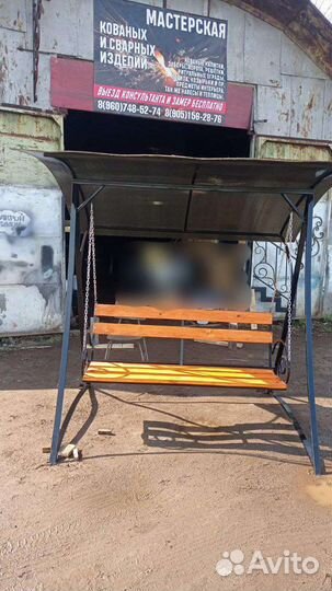 Садовые качели новые