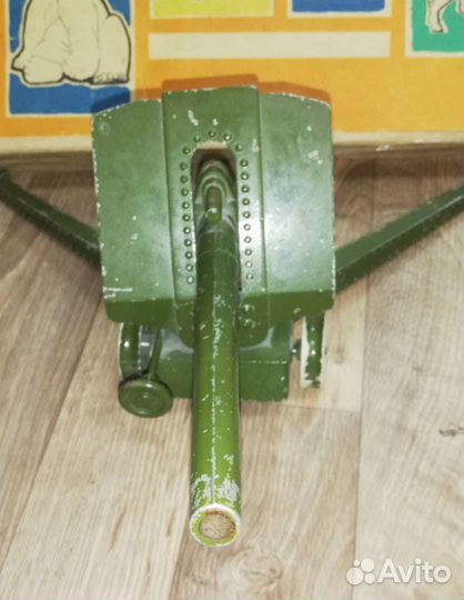 Советская детская игрушка пушка Гаубица, металл