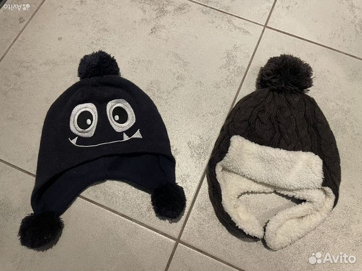 Шапки и снуды для мальчика 50 52 р