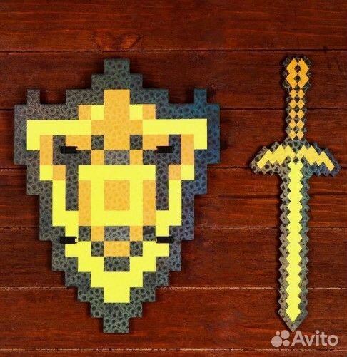 Набор деревянных сувениров Золотое оружие