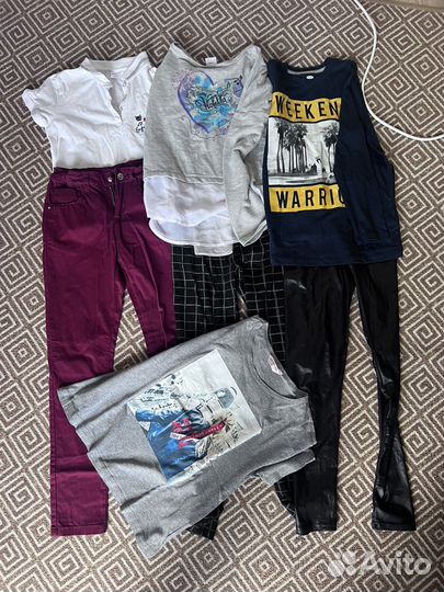 Вещи пакетом на девочку 146 152