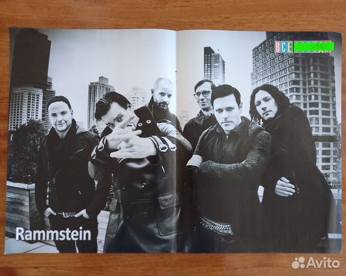 Плакаты Все звезды Rammstein Тейлор Момсен 1D