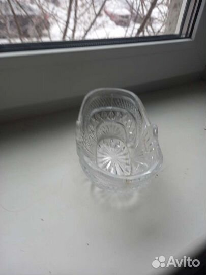Конфетница СССР хрусталь