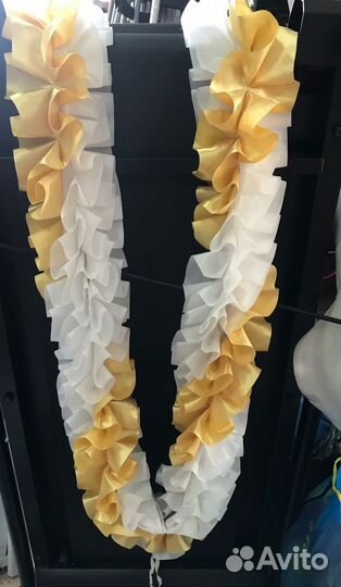 Ленты на капот свадебной машины, несколько штук