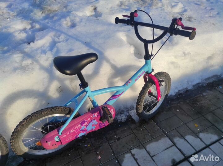 Детский велосипед btwin 16 бу