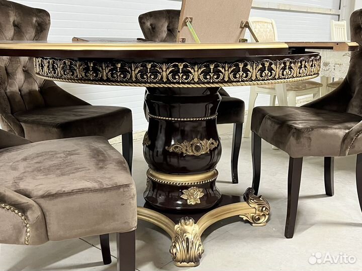 Круглый стол раздвижной в наличии СПб