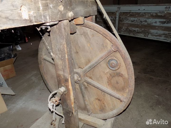 Редкий токарный станок по дереву - 19 век