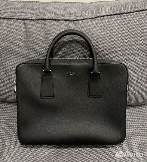 Сумка мужская натуральная кожа Sandro