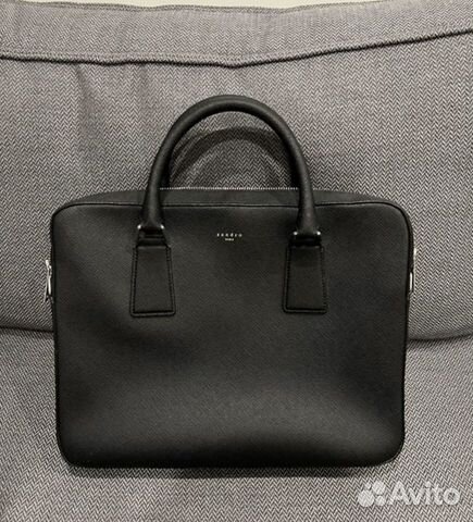 Сумка мужская натуральная кожа Sandro