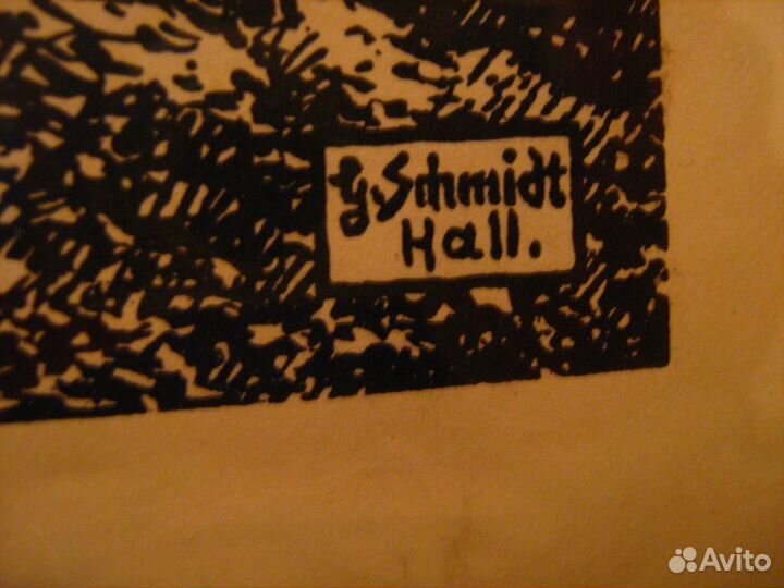 Старинная литография антиквариат