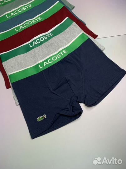 Трусы мужские боксеры 5+1 Lacoste