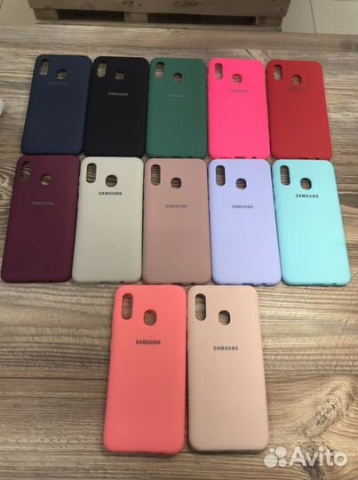 Чехлы силиконовые samsung A20/A30